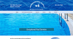 Desktop Screenshot of anderson-pools.com